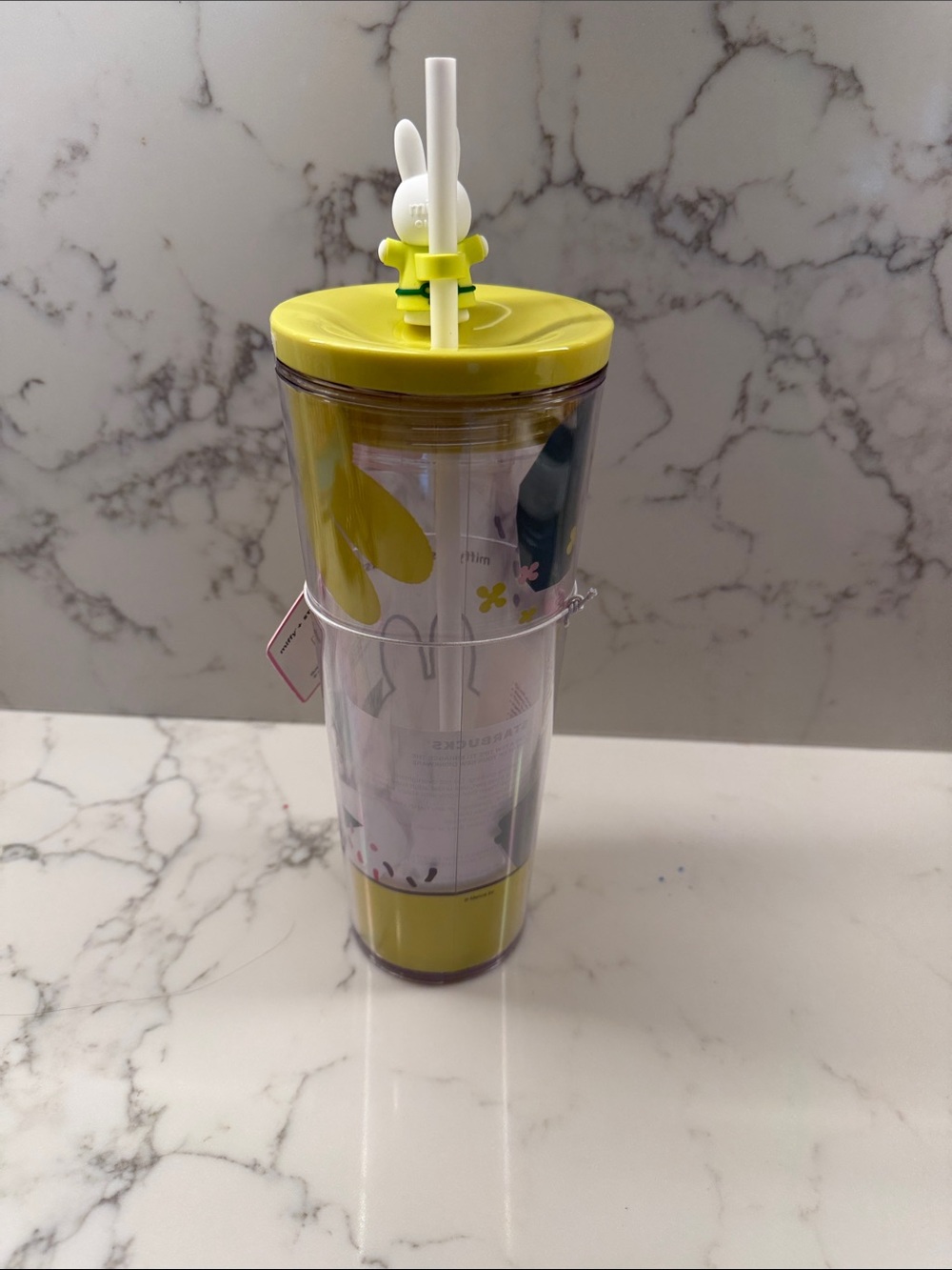 NWT Miffy x Starbucks 24oz tumbler with straw topper - Picture 3 of 4